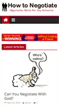 Mobile Screenshot of how-to-negotiate.com
